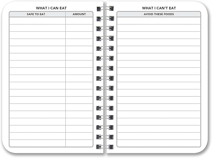 BookFactory Glucose Log Book/Glucose Monitoring Logbook/Personal Medical Tracking Notebook - 104 Pages, 3.5" x 5.5", Wire-O (LOG-104-M3CW-PP(Glucose-Log))