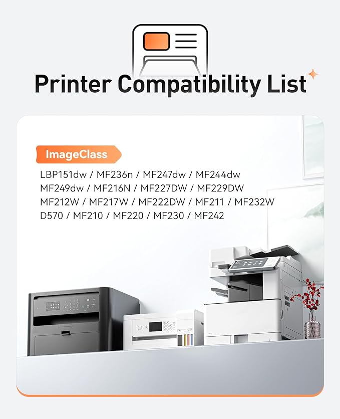 137 Toner Cartridge 2-Pack Replacement for Canon 137 CRG137 Toner Compatible with Canon ImageCLASS MF212w MF216n MF217w MF244dw MF247dw MF249dw MF227dw MF229dw MF232w MF236n LBP151dw D570 Printer