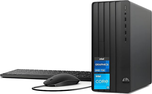 HP 290 G9 Desktop Computer, 13th Gen Intel Core i3-13100 Processor (Up to 4.50GHz)- 16GB RAM - 1TB PCIe SSD - HDMI, VGA, Wire Keyboard & Mouse, Wi-Fi, Windows 11 Pro