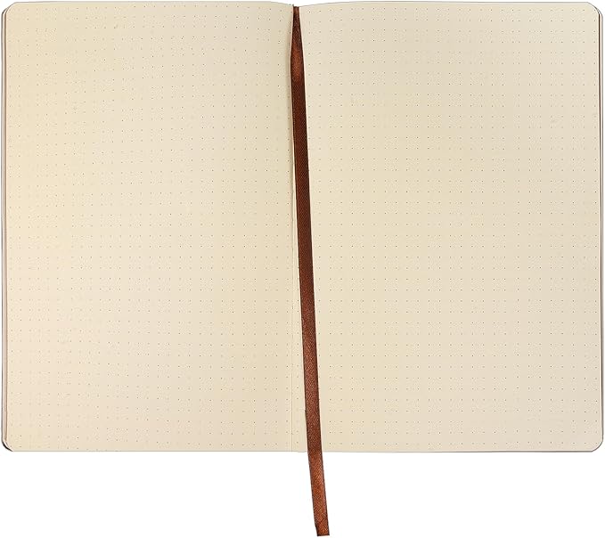 300 Pages Leather Dotted Journal Notebook,Softcover Leather Dotted Journal Notebook for Women Men,300 Pages Notebook for Travel,Business,Work,Office,School Note Taking,5.7'' X 8.3'',pink