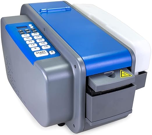 IDL Packaging Electronic Kraft Tape Dispenser for Water-Activated Kraft Gummed Tape with Adjustable Length & Width - Automatic One-Touch Moistening for Secure Box Packing - Secure Carton Sealing