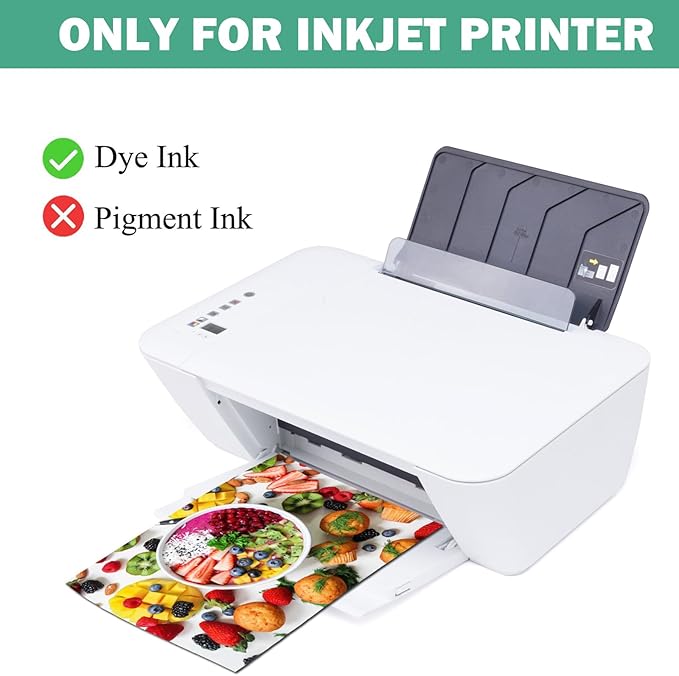 Double Sided Glossy Photo Paper 11x17, Thick Glossy Paper for Cardstock, 100 Sheets 61lb for Inkjet Printer