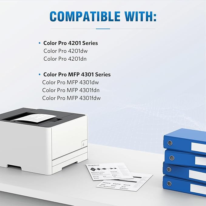 210X Black High-Yield Toner Cartridge Compatible Replacement for HP 210X 210A W2100X W2100A Works for HP Color Pro 4201 MFP 4301 Series MFP 4301dw 4301fdn 4301fdw 4201dw 4201dn Printer 2-Pack Black