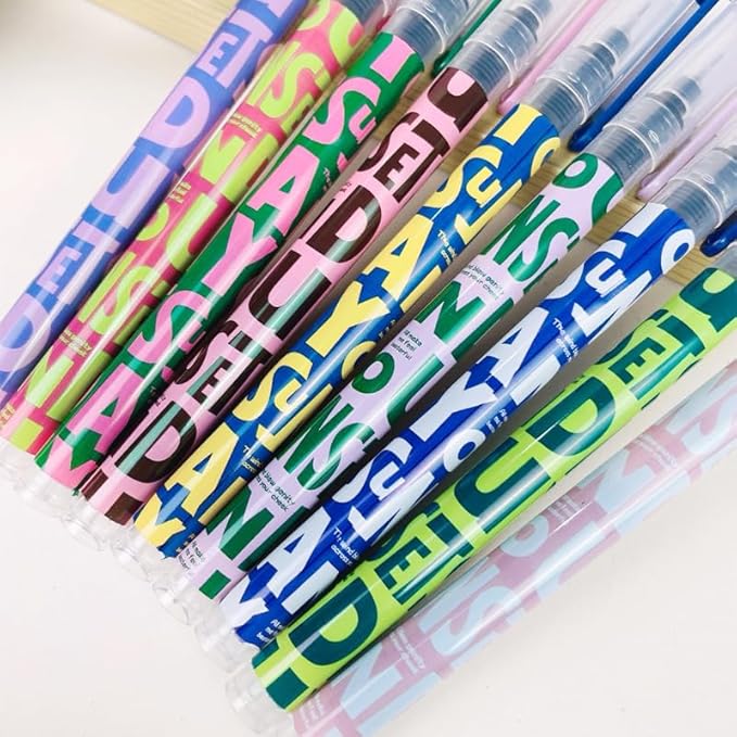 9 Pcs Gel Ink Pen Ballpoint Pens Black 0.5mm Quick Dry Fine Point Smooth Writing For Journaling Drawing Note-Taking College Office School Supplies