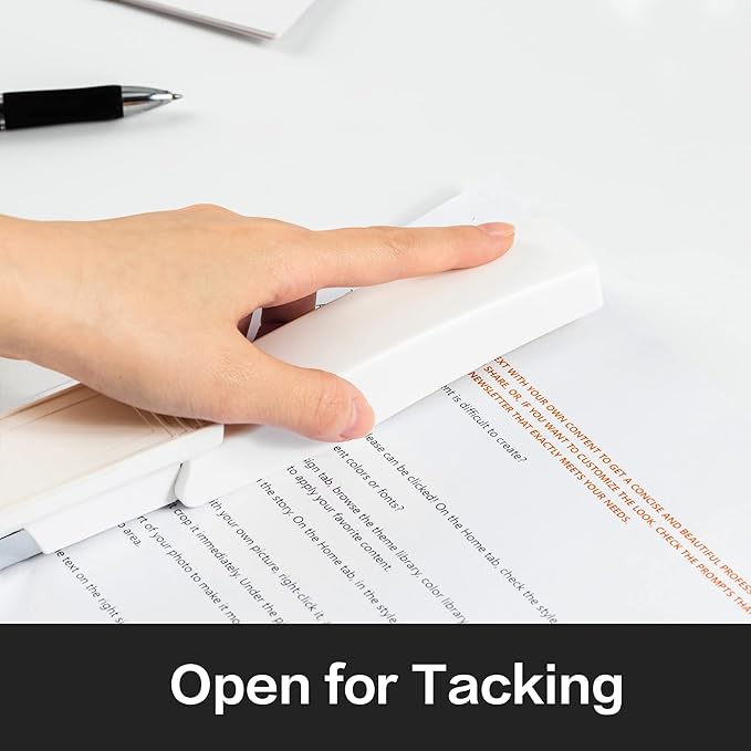 Deli Stapler, Desktop Stapler, 2 Pack, Office Stapler, 25 Sheet Capacity, Includes 2000 Staples and 2 Staple Removers, 2 Pack, White