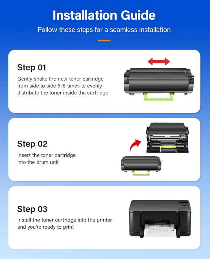B2360 M11XH Toner Cartridge with chip Black 2-Pack High-Yield Replacement for Dell 331-9805 Toner Compatible with Dell B2360 B2360d B2360dn B3460dn B3465dn B3465dnf Laser Printer Ink All-in-One Copier