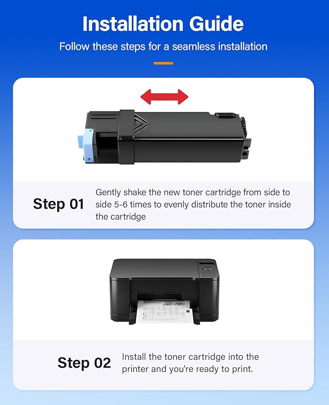 2130CN 2135CN Toner Cartridge Compatible Replacement for Dell 2130cn 2135cn 2130 2135 Printers 330-1436 T106C 330-1437 T107C 330-1433 T109C 330-1438 T108C Black Cyan Magenta Yellow 4-Pack