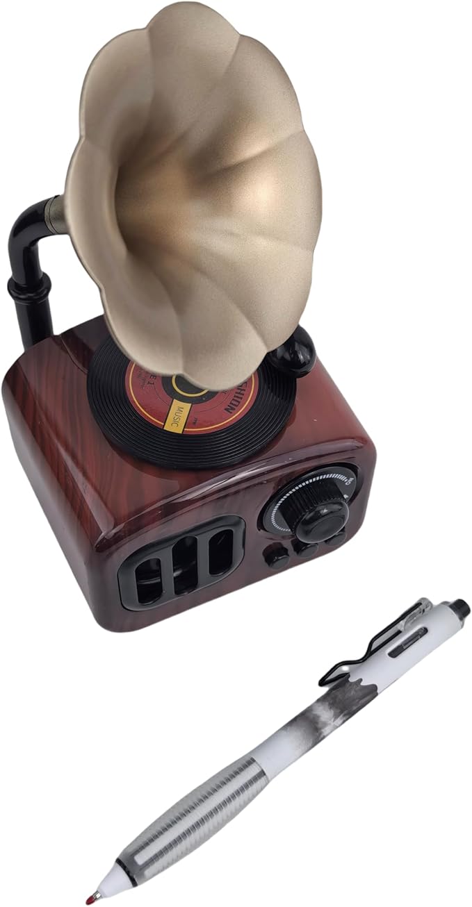 Fengtaiyuan GRB05P6 Silent Press Neutral Pen - Black Ink, 0.5mm Bullet Head, Smooth Writing, 6 Count (Black05P6)