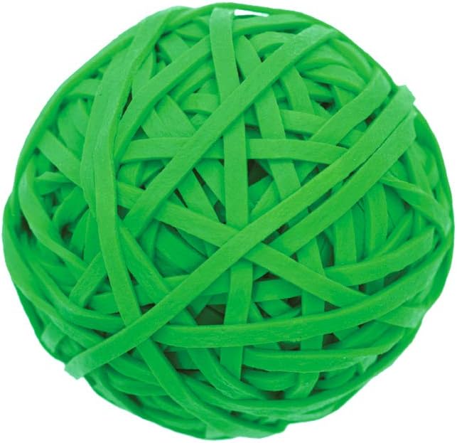 Better Office Products 200 Bright Green Rubber Bands, Size 33, 200/Bag