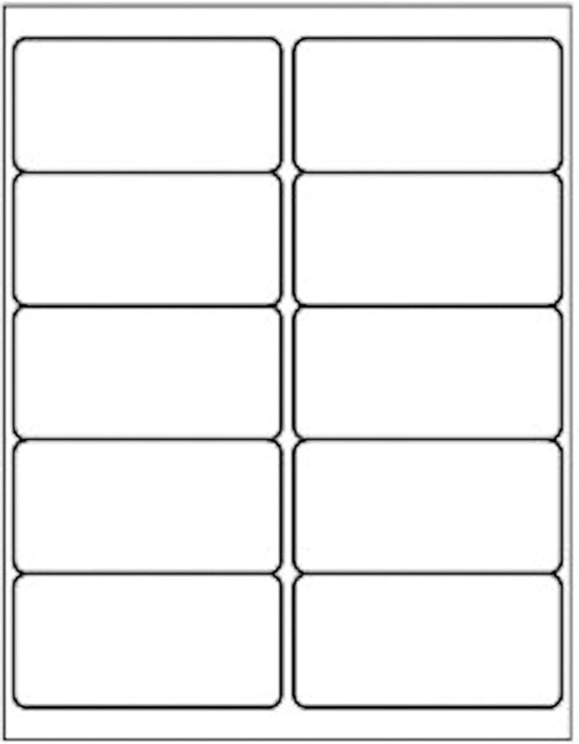 BESTEASY 2x4 Shipping Labels, FBA 10 Up Address mailing Labels, 100 Sheets Sticker Labels Compatible Laser/InkJet(1000 Labels)