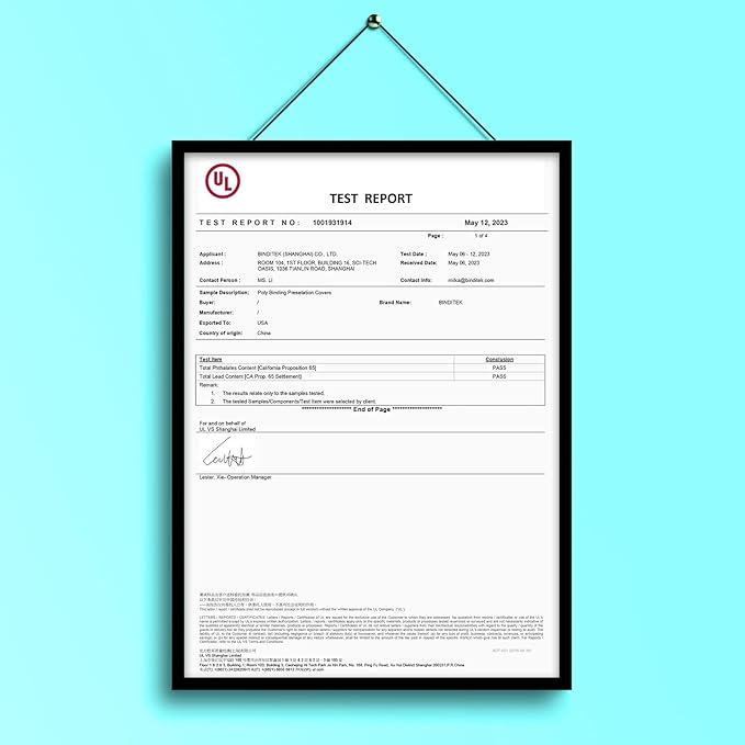 Binditek 25 Pack 12 Mil Sand-Textured Polycover - Plastic Binding Cover for Business Reports and Proposals - Lightly Sanded Finish - Square Corners, Un-Punched, Grey, Office Supplies