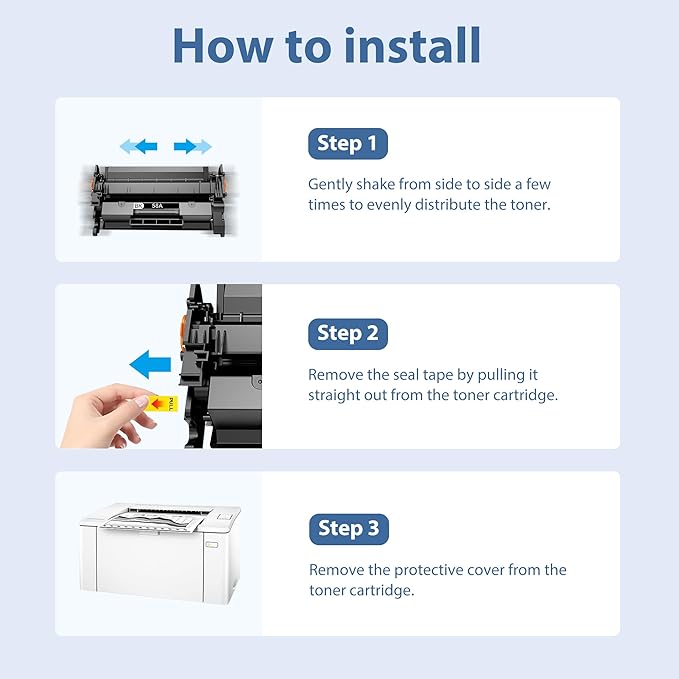 58A CF258A Toner Cartridge 2 Black Compatible for HP-58A CF258A 58X CF258X Toner Cartridge Work with Laser Jet Pro M404n M404dn M404dw M304 MFP M428dw M428fdn M428fdw M406 Enter Prise M406dn MFP M430f