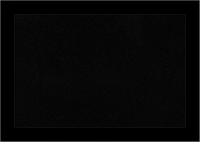 Amanti Art Black Cork Board for Wall, 29x41 Vision Board with Black Wood Frame, Large Corkboard Office Decor for Home Organization, Casual Corkboard Pinboard to Display Items for Home Organization in