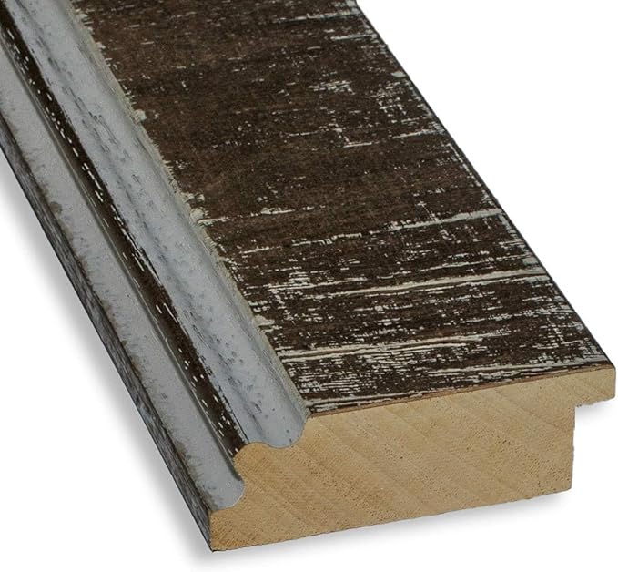 Amanti Art Natural Cork Board for Wall, 17x35 Vision Board with Brown Wood Frame, Medium Corkboard Office Decor for Home Organization, Country Rustic Corkboard Pinboard to Display Items for Home