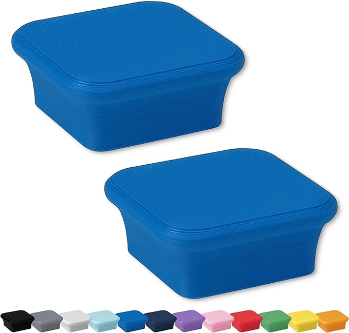Glassboard Studio MiniBar Magnet - Strong Neodymium Rare Earth Magnets for Fridge, Whiteboard, Locker & Magnetic Glassboards - Ideal for Crafting & Office Use - Strong Fridge Magnets (Cobalt Blue, 2)