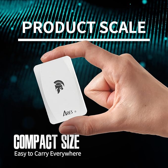 DATO External SSD 1TB, Portable SSD External Solid State Drive, USB 3.2 Gen 2x1 Type C Up to 1050/1000 MB/s, Super Light and Compact Portable Solid State Drive - ARES Torch