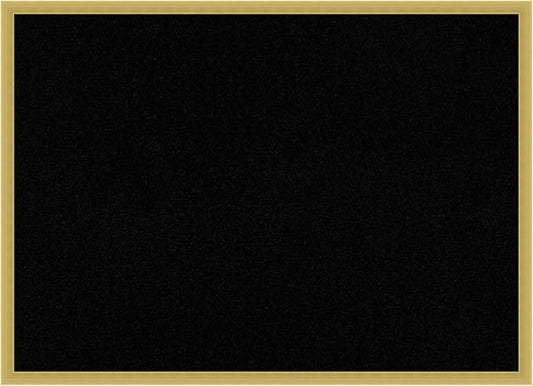 Amanti Art Black Cork Board for Wall, 21x29 Vision Board with Gold Wood Frame, Medium Corkboard Office Decor for Home Organization, Modern Contemporary Corkboard Pinboard to display items for home