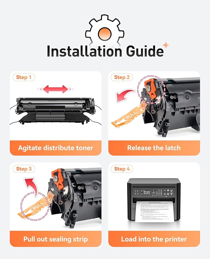 12A Black Toner Cartridge 2-Pack Replacement for HP 12A Q2612A Toner Compatible with HP LaserJet MFP M1005 M1319f 1010 1012 1015 1018 1020 Plus 1022 1022n 1022nw 3015 3020 3030 3050z 3052 3055 Printer