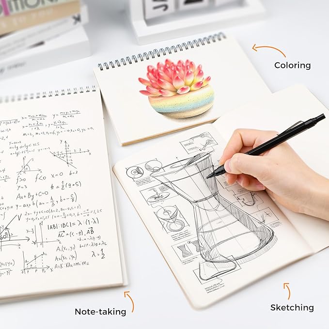 25PCS Art Mechanical Pencil Set, 3PCS Metal lead pencil 0.5, 0.7, 0.9, 2PCS 2mm Drawing Pencil (HB 2H 2B 4B Color) with 392PCS Graphite Leads, Eraser with Case for Drafting Drawing Writing