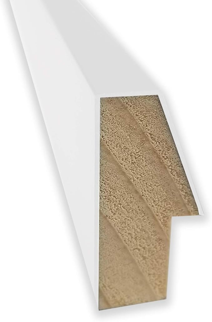 Amanti Art Natural Cork Board for Wall, 35x47 Vision Board with White Frame, Oversize Corkboard Office Decor for Home Organization, Modern Corkboard Pinboard to Display Items for Home Organization in