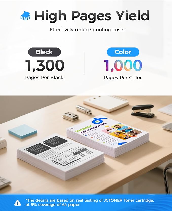 130A Toner Cartridge Set 4-Pack High Yield Replacement for HP 130A CF350A CF351A CF352A CF353A Compatible with HP Color Laserjet Pro MFP M176n M177fw Printer Ink M176 M177（Black Cyan Yellow Magenta）