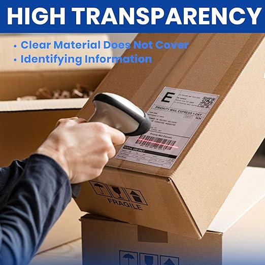 ADHES Packing Tape Shipping Tape Packaging Tape for Moving Boxes Heavy Duty Clear, 55M Per Roll 1.88 Inch Width,2.7Mil