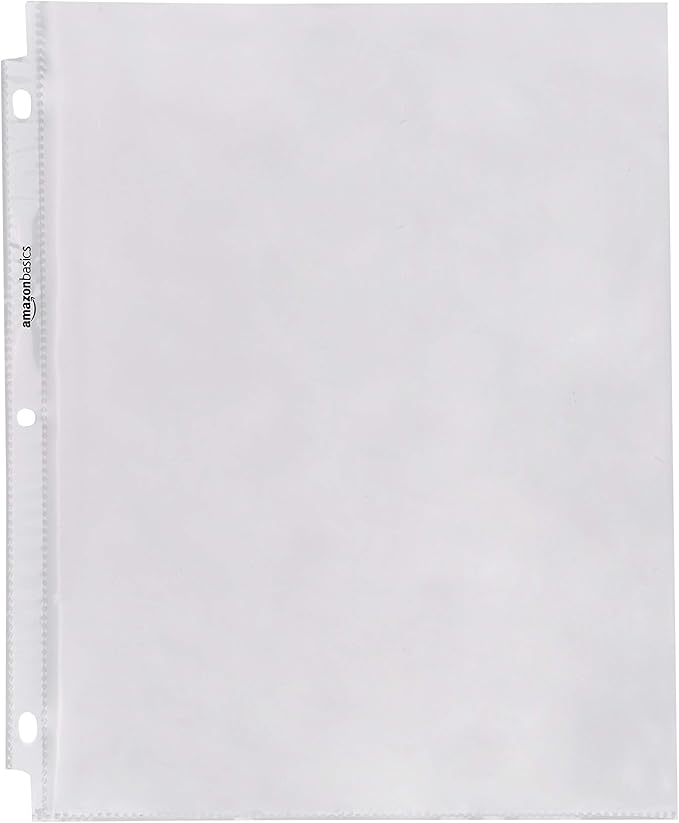 Amazon Basics Sheet Protector, 1200-Pack, Clear