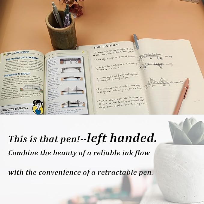 5pcs Gel Pens Morandi (0.5mm Tip) and 5pcs Gel Pens Pastel (0.7mm Tip)