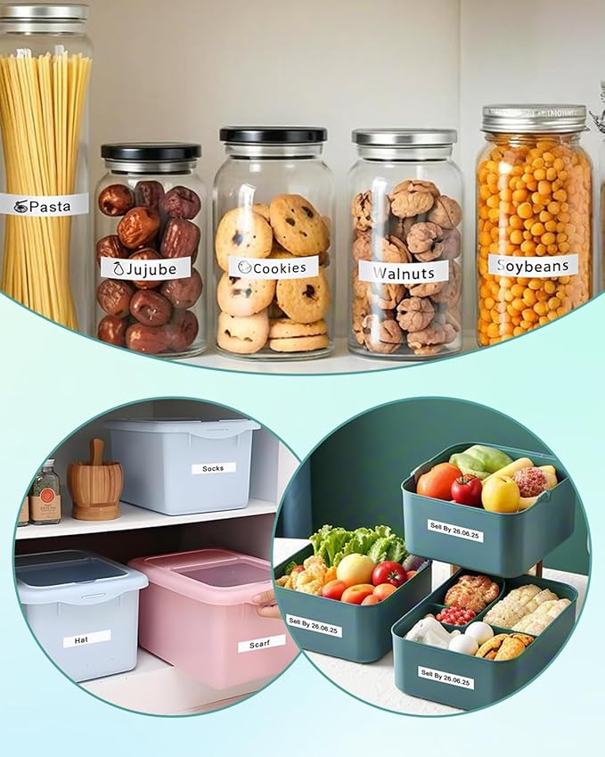 15-Pack 12mm 0.47 Inch Laminated White TZe Tz Tape Replace for Brother Label Maker Tape TZe-231 Compatible with P Touch Label Maker PT-D210 PT-D220 PT-D200 PT-H100 PT-D400 PT-D600