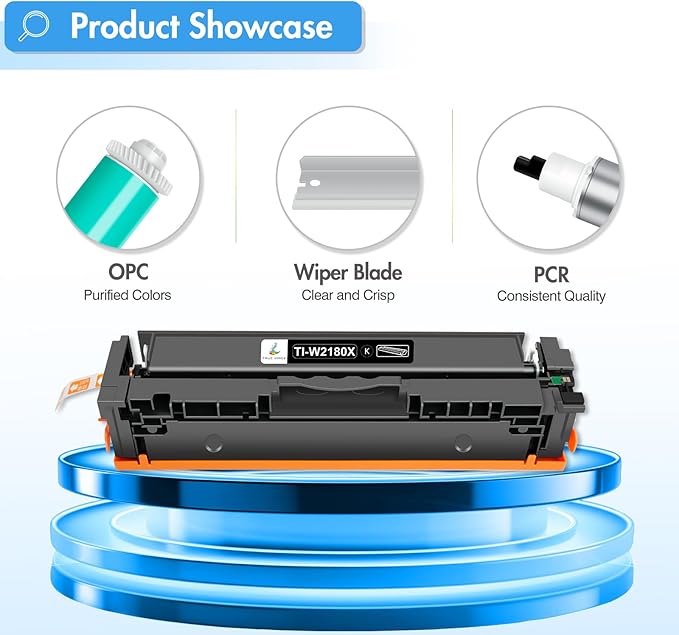 218X Toner Cartridges 4 Pack High Yield 218A 3201dw 3301fdw Compatible Replacement for HP 218A 218X Color Laserjet Pro 3201dw Pro MFP 3301cdw 3301sdw Printer Ink Set with Chip W2180X (B/C/Y/M)