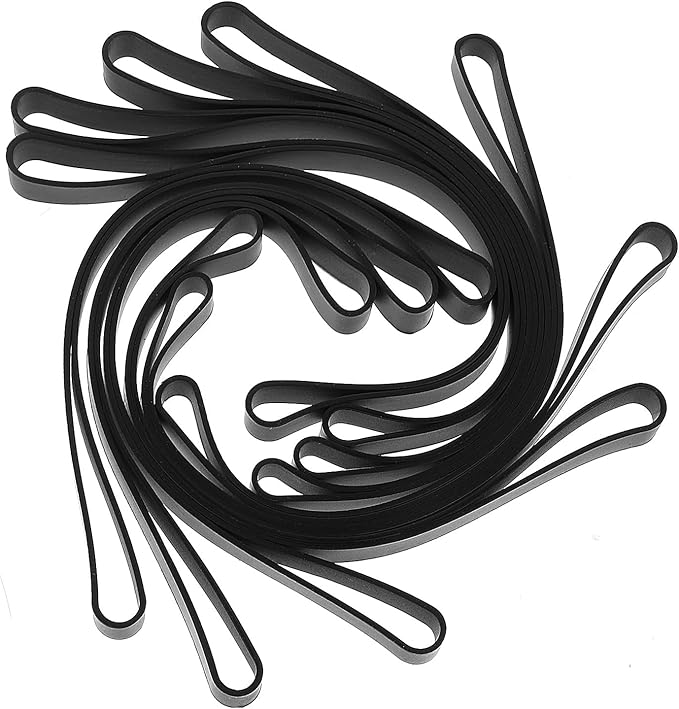 10 Pcs Large Rubber Bands, 8 Inches Heavy Duty Rubber Bands Big Elastics Band for Wrapping Outdoor File Folders Office Home Notebook