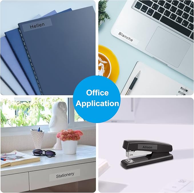 3-Pack TZ Tape 12mm Clear Replacement for Brother TZe-131 TZ-131 P Touch Label Tape 12mm 0.47 Laminated Black on Clear Label Maker Tape Work for Brother Ptouch PT-D600 PT-D200 PT-D210 PT-D400