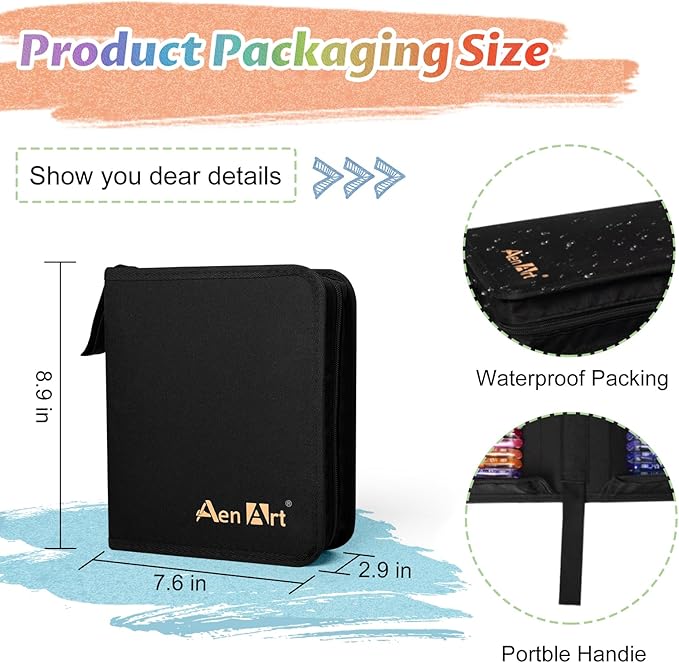 Glitter Gel Pens with Case for Adult Coloring Books, 100 Color Glitter Pen Set 30% More Ink Neon Glitter Gel Marker for Journaling Crafting Doodling Drawing