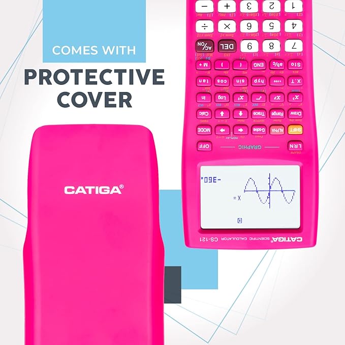 CATIGA Scientific Calculator with Graphic Functions, Multiple Modes with Intuitive Interface, Perfect for Beginner and Advanced Courses, High School or College, CS-121