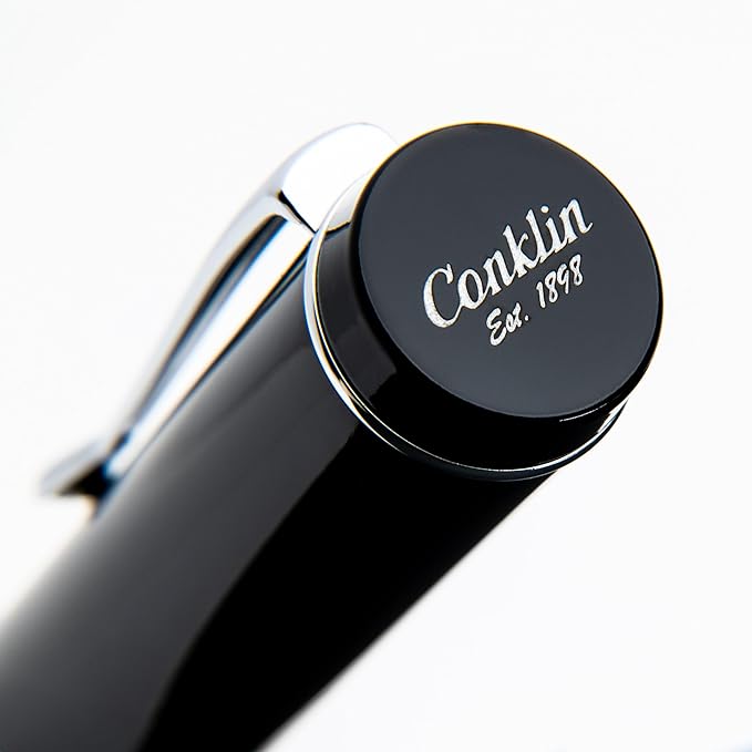 Conklin Duragraph Fountain Pen Red Nights - Flex Nib, Dynamic Writing Tool with Bold Red Finish