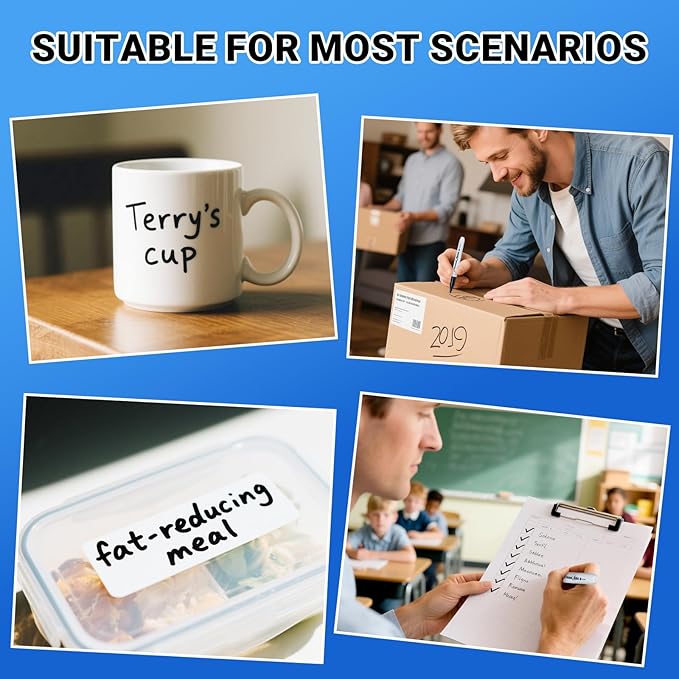 Black Permanent Markers 108 Pack, Black Markers Bulk, Fine Tip, Quick-Drying, Waterproof, Durable for Wood, Plastic, Metal, Glass, Paper - Office Supplies, School, Classroom, Home Organization