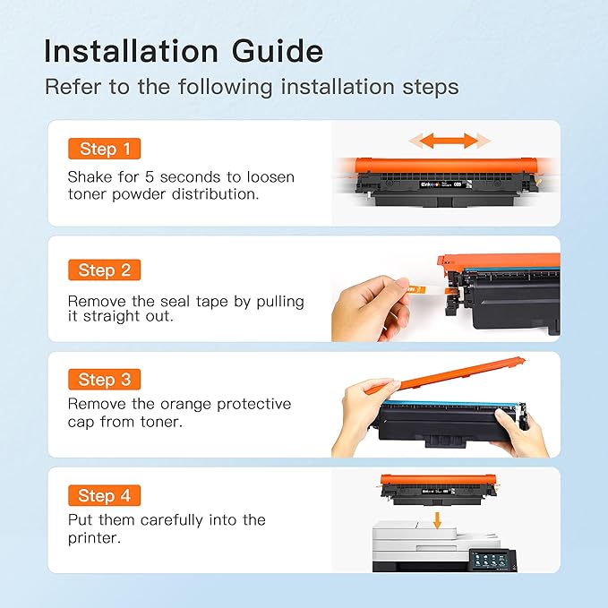 E-Z Ink Compatible 069 Toner Cartridge Replacement for Canon 069 Toner Cartridge Set 069H to use with imageCLASS MF753Cdw MF751Cdw LBP674Cdw LBP673Cdw LBP674Cx MF752Cdw MF756Cx with Chip, 4 Pack-BCMY