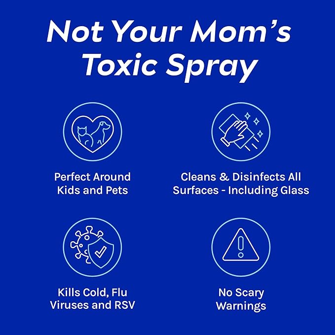 CleanBoss Botanical Disinfectant - 24 oz (Pack of 2) - Multi-Surface Cleaner - Kills 99.9% of Germs + Cold & Flu Viruses - Fresh Thyme Scent - No Rinse on Food Contact Surfaces - Pet Friendly