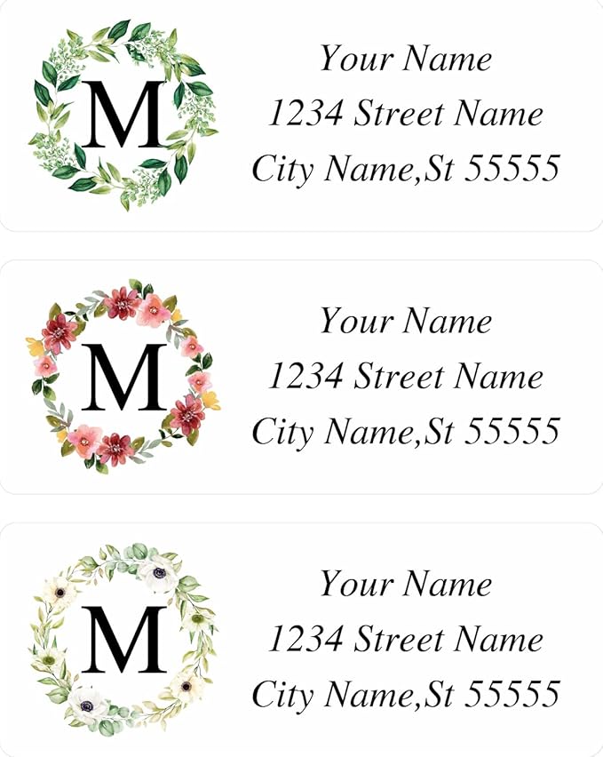 Custom Address Labels - Personalized Address Labels, Return Address Labels with Strong Adhesion, Can Be Used for Cardboard, Paper, Plastic, Glass, Metal (2.6x1 Inch, Set of 100)
