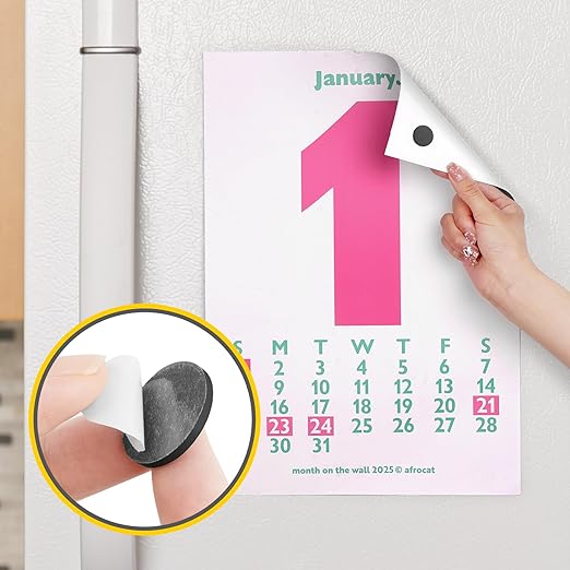 105 Pcs Round Magnets with Adhesive Backing, Flexible Self Adhesive Magnets for Crafts, Small Sticky Magnetic Dots for Hanging & Organizing Light Objects, Magnets for Whiteboard, Fridge, DIY