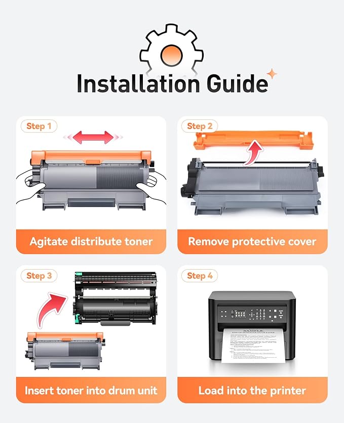 DR420 Drum Unit(Not Toner)Replacement Compatible for Brother DR420 DR-420 Imaging Drum HL-2270DW HL-2280DW HL-2230 MFC-7360N MFC-7860DW DCP-7065DN Intellifax 2840 2940 MFC-7240 HL-2240D Printer 2-Pack