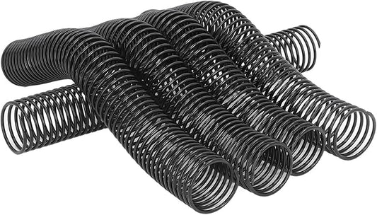 38mm Plastic Spiral Binding Coil, 4:1 Pitch, 310 Sheets Capacity, 360° Rotation, 18 Pcs Set, Suitable for Letter Sized Paper with Versatile Application, for Office Documents,