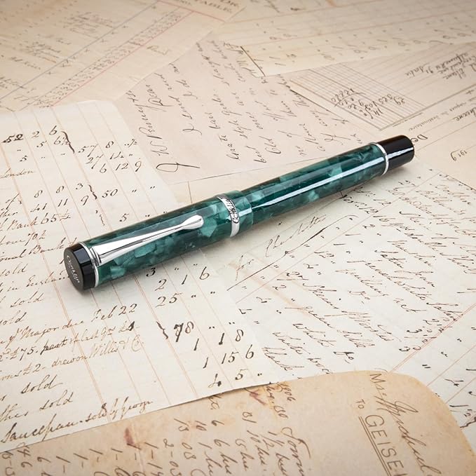 Conklin Duragraph Fountain Pen Forest Green - Medium Nib, Timeless Luxury for Professional Writing, Premium Craftsmanship