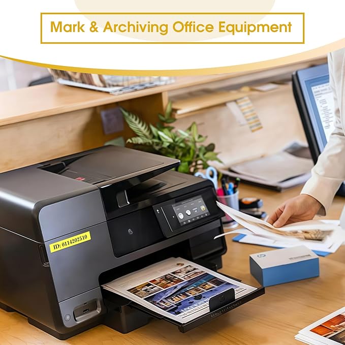 BOYEEZON 4Pack TZ Yellow Tape 12mm 0.47 Compatible for Brother PTouch TZe-631 TZE631 Black on Yellow Label Tape Work for Brother PT-D210 PT-D600 PTD400 Label Maker, 1/2 in x 26.2 Ft