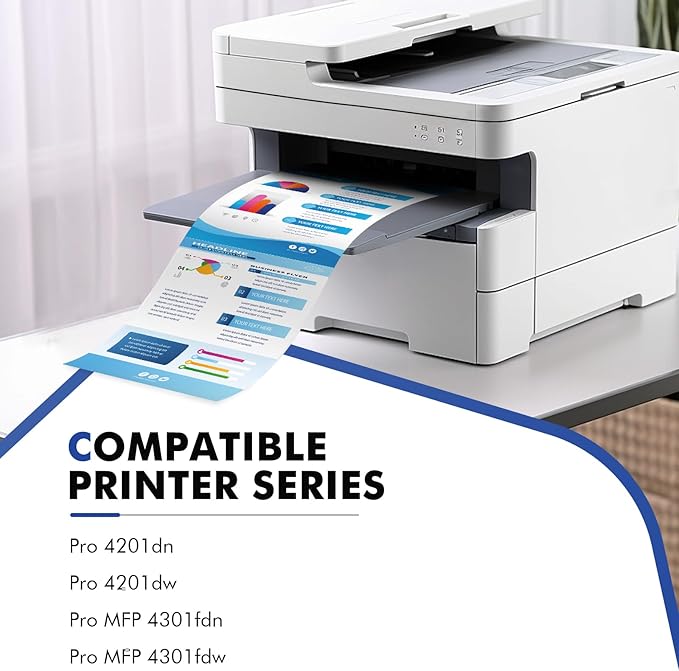 210A Toner Cartridges 4 Pack: 210X MFP 4301fdw Compatible for HP 210A 210 Toner Cartridges Set Color Laserjet Pro MFP 4301fdw 4301fdn Pro 4201dw 4201dn Series Printer W2100A W2100X High Yield Ink