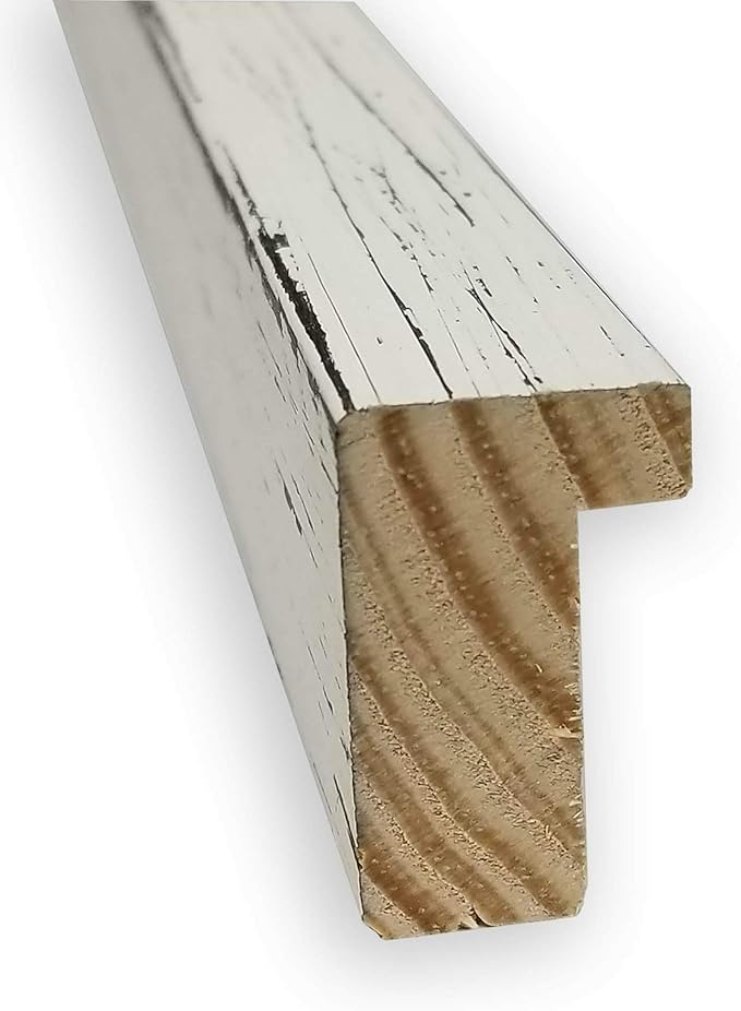 Amanti Art Natural Cork Board for Wall, 23x43 Vision Board with White Frame, Oversize Corkboard Office Decor for Home Organization, Cottage Corkboard Pinboard to Display Items for Home Organization