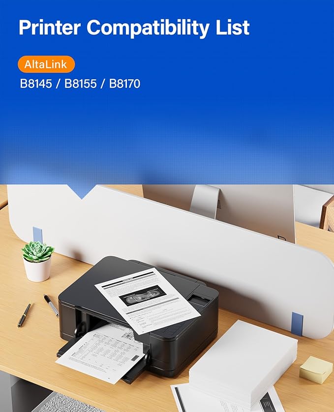 006R01771 AltaLink B8145 B8155 B8170 High Capacity Toner Cartridge Black 2-Pack Replacement for Xerox 006R01771 Toner Compatible with Xerox AltaLink B8145 B8155 B8170 Laser Printer Ink All-in-One Copy