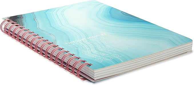 Compendium Spiral Notebook - This just might be the day you've been waiting for. — A Designer Spiral Notebook with 192 Lined Pages, College Ruled, 7.5”W x 9.25”H