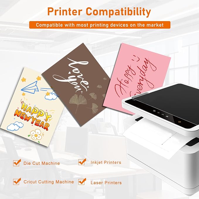 40 Sheets Candy Pink Cardstock 8.5 x 11 Scrapbooking Paper, 75lb Heavyweight Certificate Paper Card Stock for Wedding Invitations, School Crafting, Memus, Making Cards, Birthday Decorations