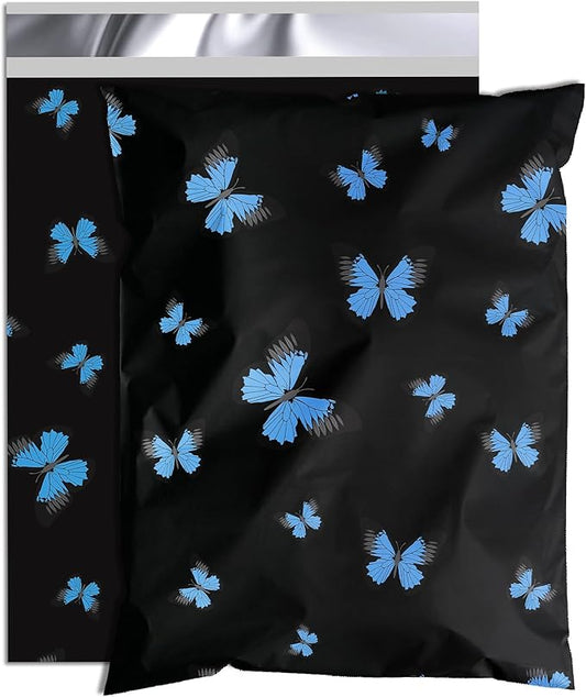 butterfly Poly Mailer 10x13 Inch 25 Pcs, Waterproof Shipping Bags for Clothing, Tear-Resistant Mailier Bags, Strong Mailing Bags with Self-Seal